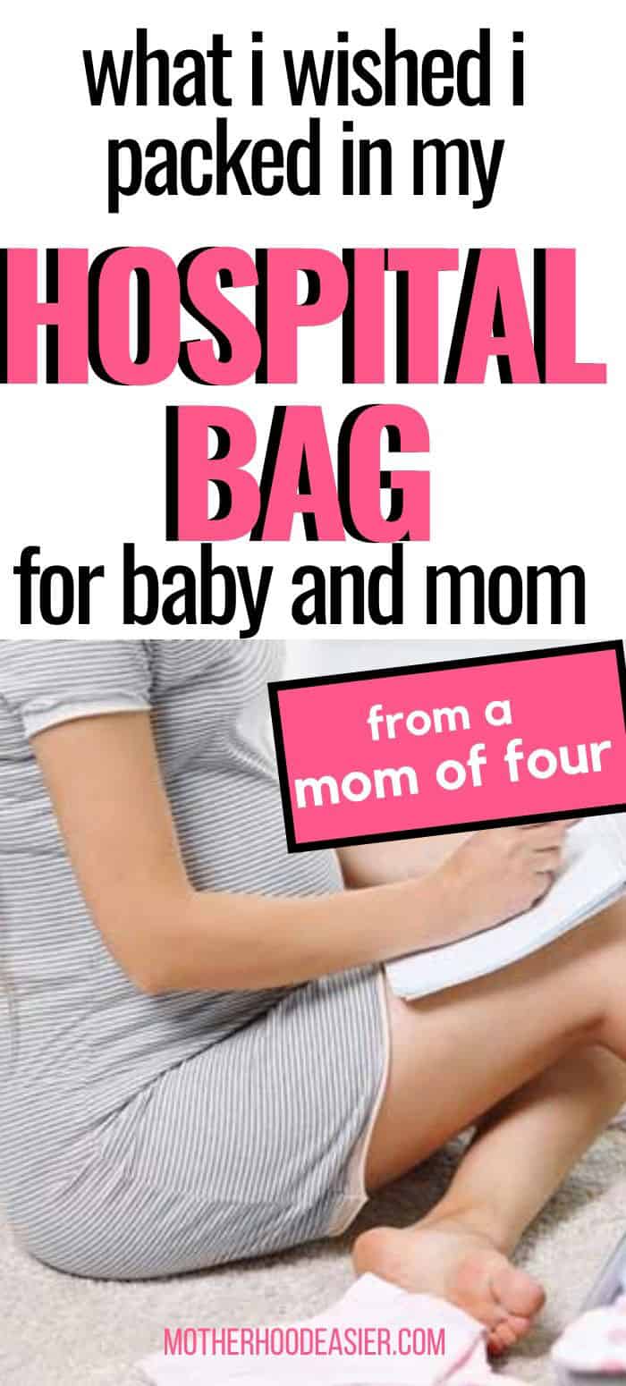 what to pack in baby's hospital bag